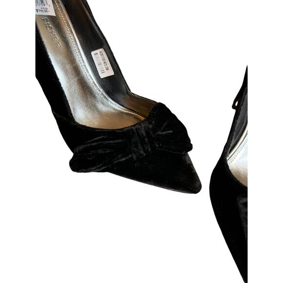 Marc Fisher Omnighta velvet bow dressy heels 8 - Picture 5 of 8